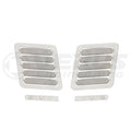Verus Hood Louver Kit (Bare Aluminum), 2015-2021 WRX & 2015-2021 STi