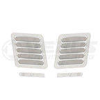 Verus Hood Louver Kit (Bare Aluminum), 2015-2021 WRX & 2015-2021 STi