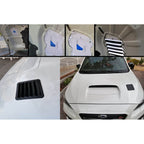 Verus Hood Louver Kit (Bare Aluminum), 2015-2021 WRX & 2015-2021 STi - Angle 4