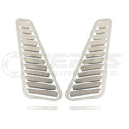 Verus Hood Louver Kit (Bare Aluminum), 2003-2007 350Z