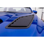 Verus Hood Louver Kit (Bare Aluminum), 2022-2025 WRX - Angle 3