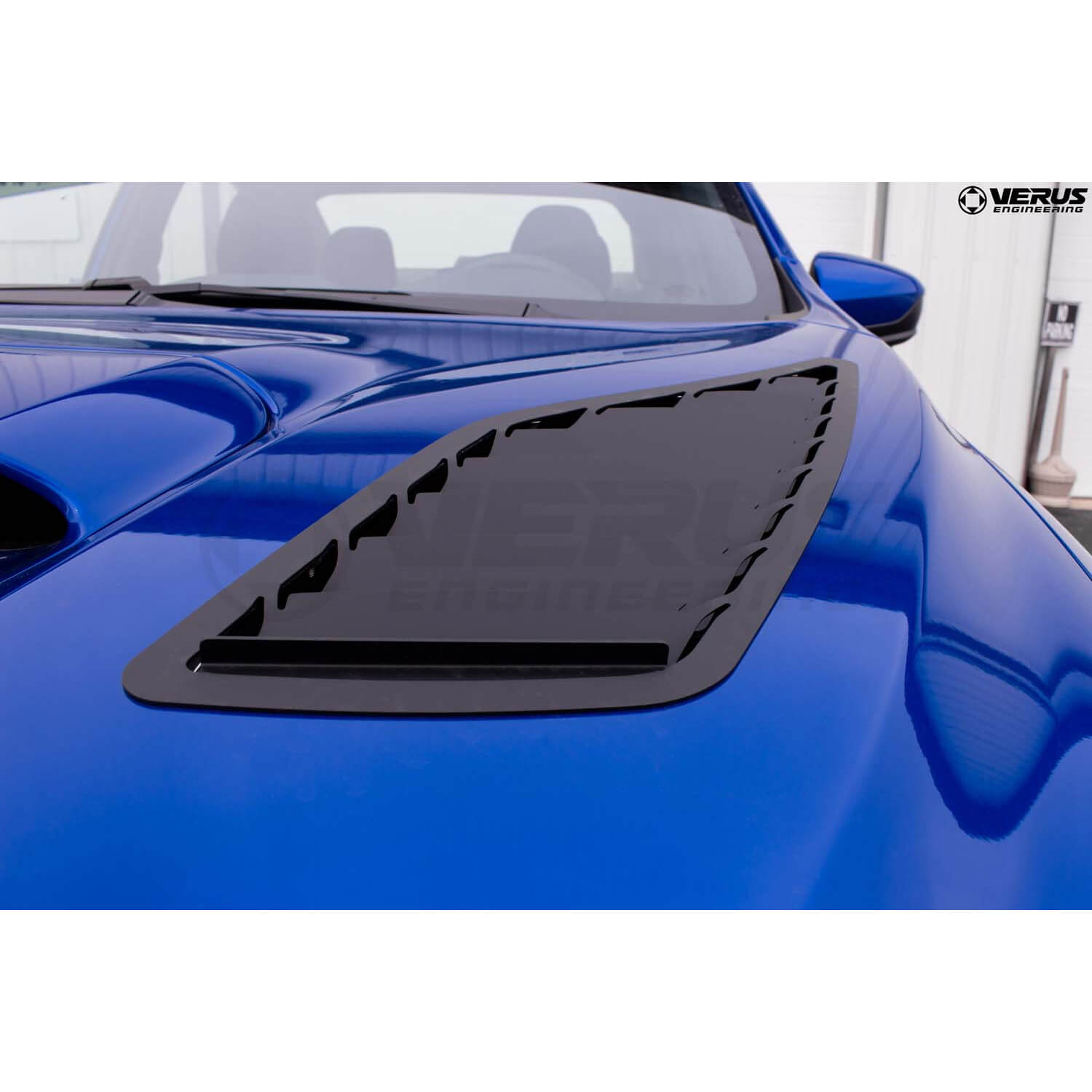 Verus Hood Louver Kit (Bare Aluminum), 2022-2025 WRX - Angle 3