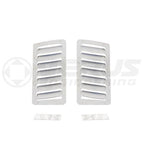 Verus Hood Louver Kit, Large Louvers Only (Bare Aluminum), 2013-2020 BRZ/FR-S/86