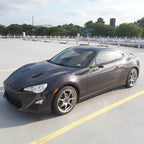 Verus Hood Louver Kit, Large Louvers Only (Bare Aluminum), 2013-2020 BRZ/FR-S/86 - Angle 2