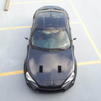 Verus Hood Louver Kit, Large Louvers Only (Bare Aluminum), 2013-2020 BRZ/FR-S/86 - Angle 3