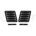 Verus Hood Louver Kit (Powder Coated Black), 2015-2021 WRX & 2015-2021 STi