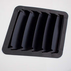 Verus Hood Louver Kit (Powder Coated Black), 2015-2021 WRX & 2015-2021 STi - Angle 2