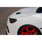 Verus Hood Louver Kit (Powder Coated Black), 2015-2021 WRX & 2015-2021 STi - Angle 3