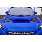 Verus Hood Louver Kit (Powder Coated Black), 2022-2025 WRX - Angle 2