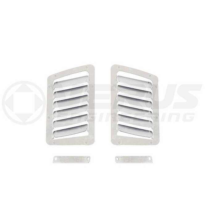 Verus Hood Louver Kit, Small Louvers Only (Bare Aluminum), 2013-2020 BRZ/FR-S/86