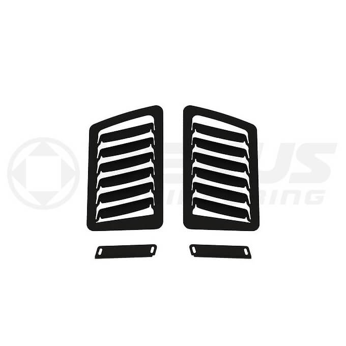 Verus Hood Louver Kit, Small Louvers Only (Powder Coated Black), 2013-2020 BRZ/FR-S/86