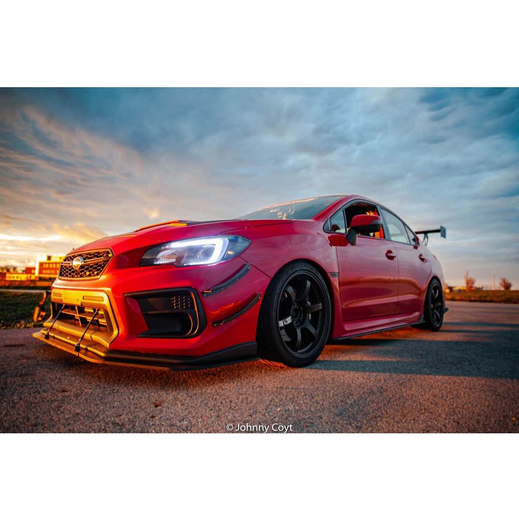 Verus Lip Splitter Hardware, 2015-2017 WRX & 2015-2017 STi - Angle 2