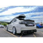 Verus Non Aggressive Styled Rear Diffuser, 2015-2017 WRX & 2015-2017 STi - Angle 2