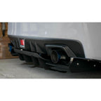 Verus Non Aggressive Styled Rear Diffuser, 2015-2017 WRX & 2015-2017 STi - Angle 5