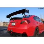 Verus Rear Ducktail Spoiler, High Gloss Finish, 2015-2021 WRX - Angle 5