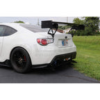 Verus Rear Spoiler, Carbon, High Gloss Finish, 2013-2020 BRZ/FR-S/86 - Angle 6