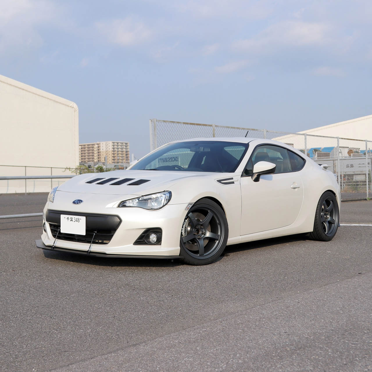 Verus Slanted Hood Louver Kit, Bare Aluminum, 2013-2020 BRZ/FR-S/86 - Angle 4