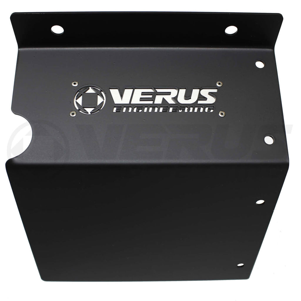 Verus Turbo Heat Shield, Black Cerakote, 2020-2022 GR Supra - Angle 2