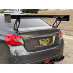 Verus UCW Rear Wing Kit, 2015-2021 WRX - Angle 5