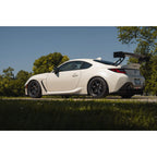Verus UCW Rear Wing Kit w/ Carbon Endplates, 2022-2025 BRZ & GR86 - Angle 4