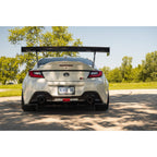 Verus UCW Rear Wing Kit w/ Carbon Endplates, 2022-2025 BRZ & GR86 - Angle 6