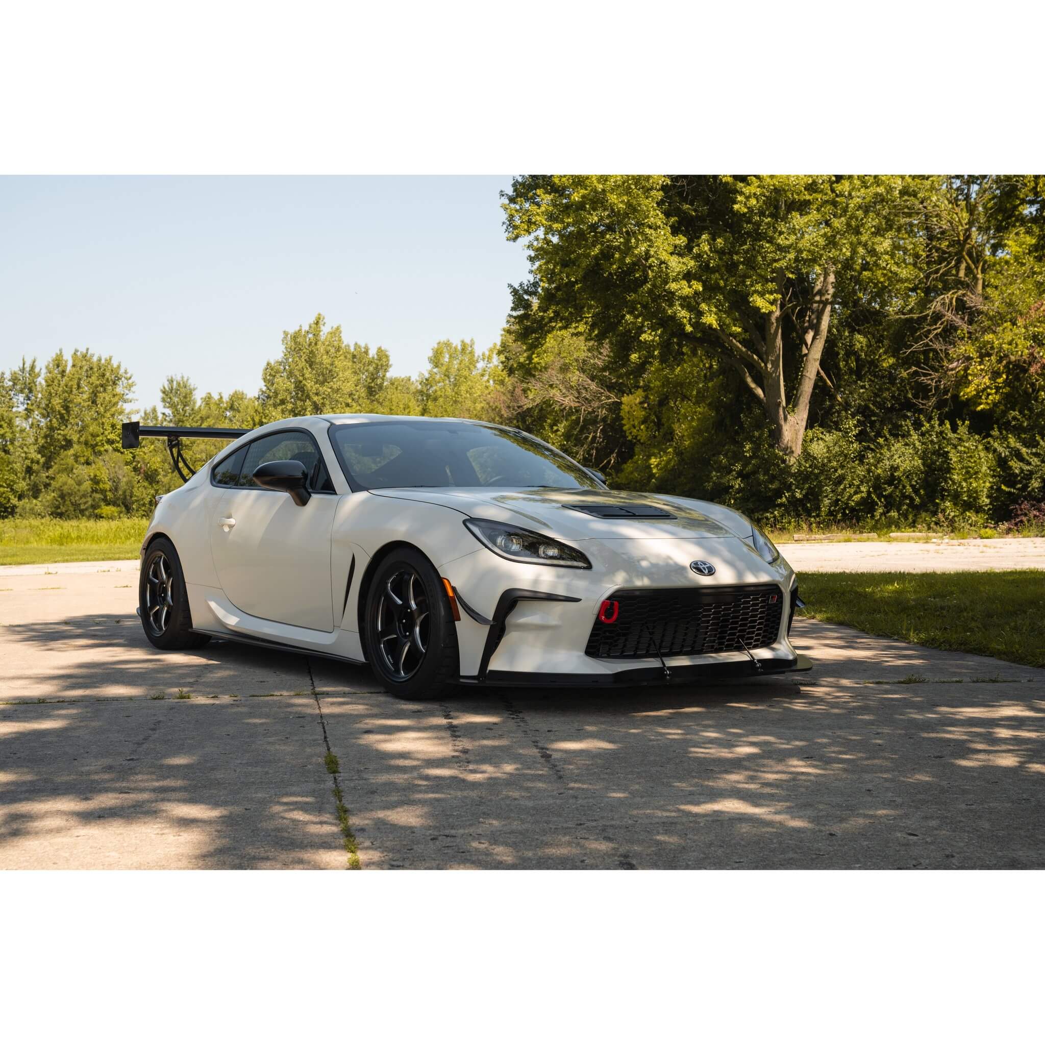 Verus UCW Rear Wing Kit w/ Carbon Endplates, 2022-2025 BRZ & GR86 - Angle 7