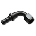 Vibrant -10AN Push-On 90 Deg Hose End Fitting (Aluminum)