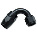 Vibrant AN Hose End Fitting (120 Degree, -8AN, Black)