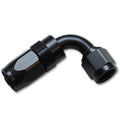 Vibrant AN Hose End Fitting (90 Degree, -8AN, Black)