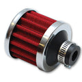 Vibrant Crankcase Breather Filter w/ Chrome Cap