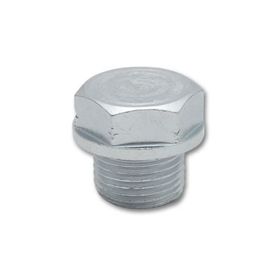 Vibrant Threaded Hex Bolt Oxygen Sensor Bung Mild Steel M18x1.5