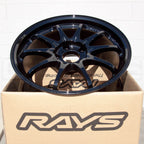 Volk Racing CE28SL Wheel - 17x9 / +45 / 5x114.3 - Gloss Black - Angle 6