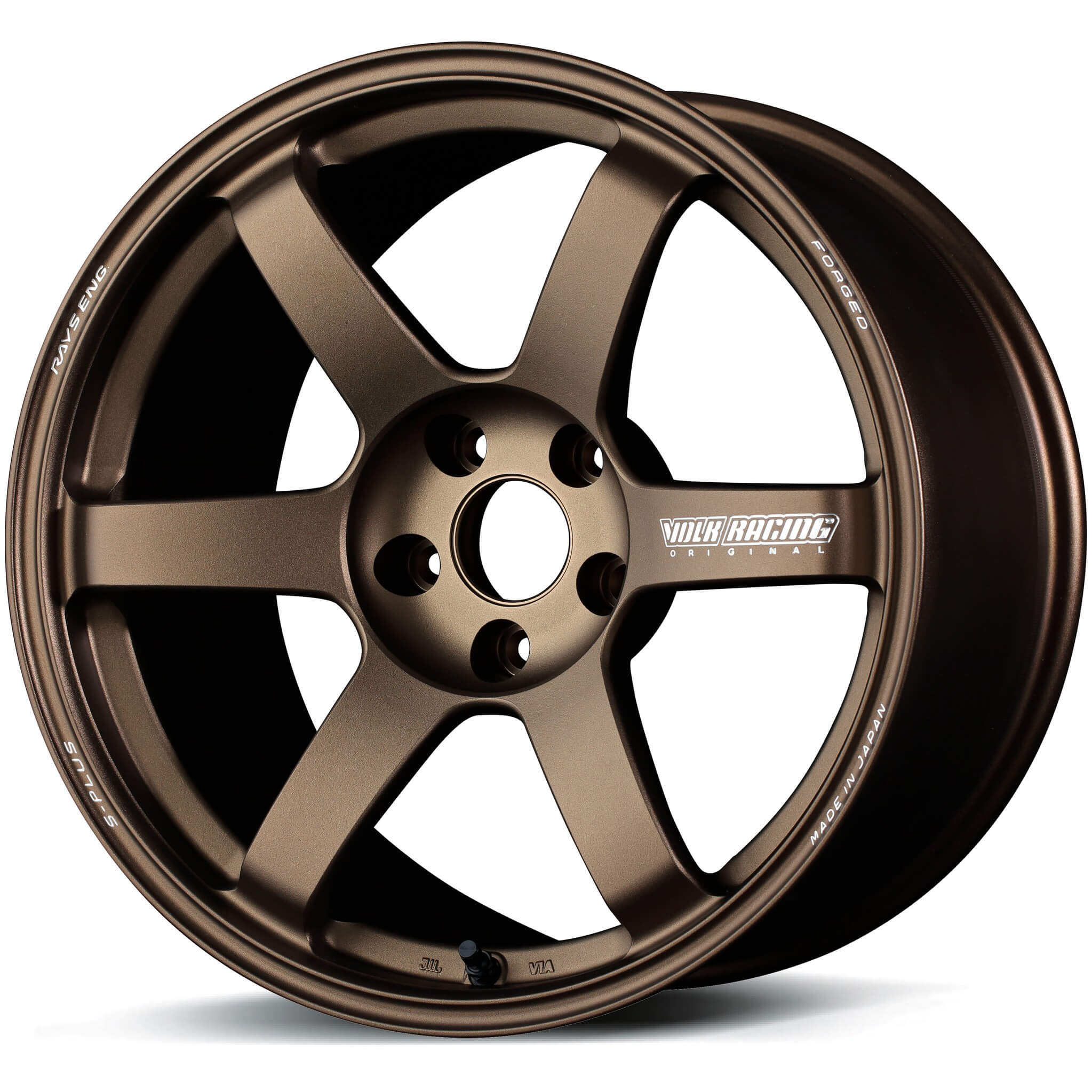 Volk Racing TE37 Saga S-Plus Wheel - 18x9.5 / +38 / 5x114.3 - Bronze