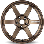 Volk Racing TE37 Saga S-Plus Wheel - 18x9.5 / +38 / 5x114.3 - Bronze - Angle 2
