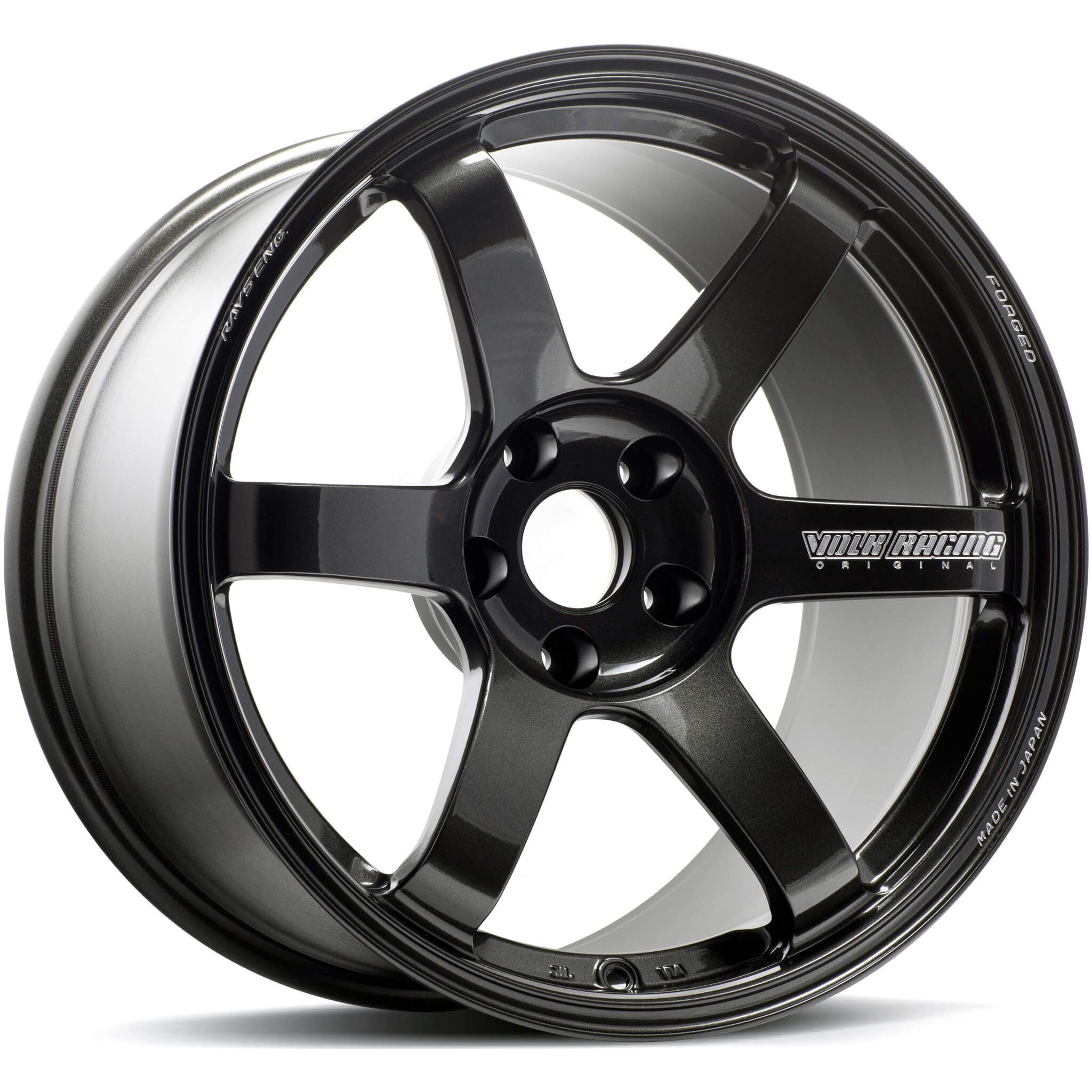 Volk Racing TE37 SAGA Wheel - 18x9.5 / +43 / 5x100 - Diamond Dark Gunmetal