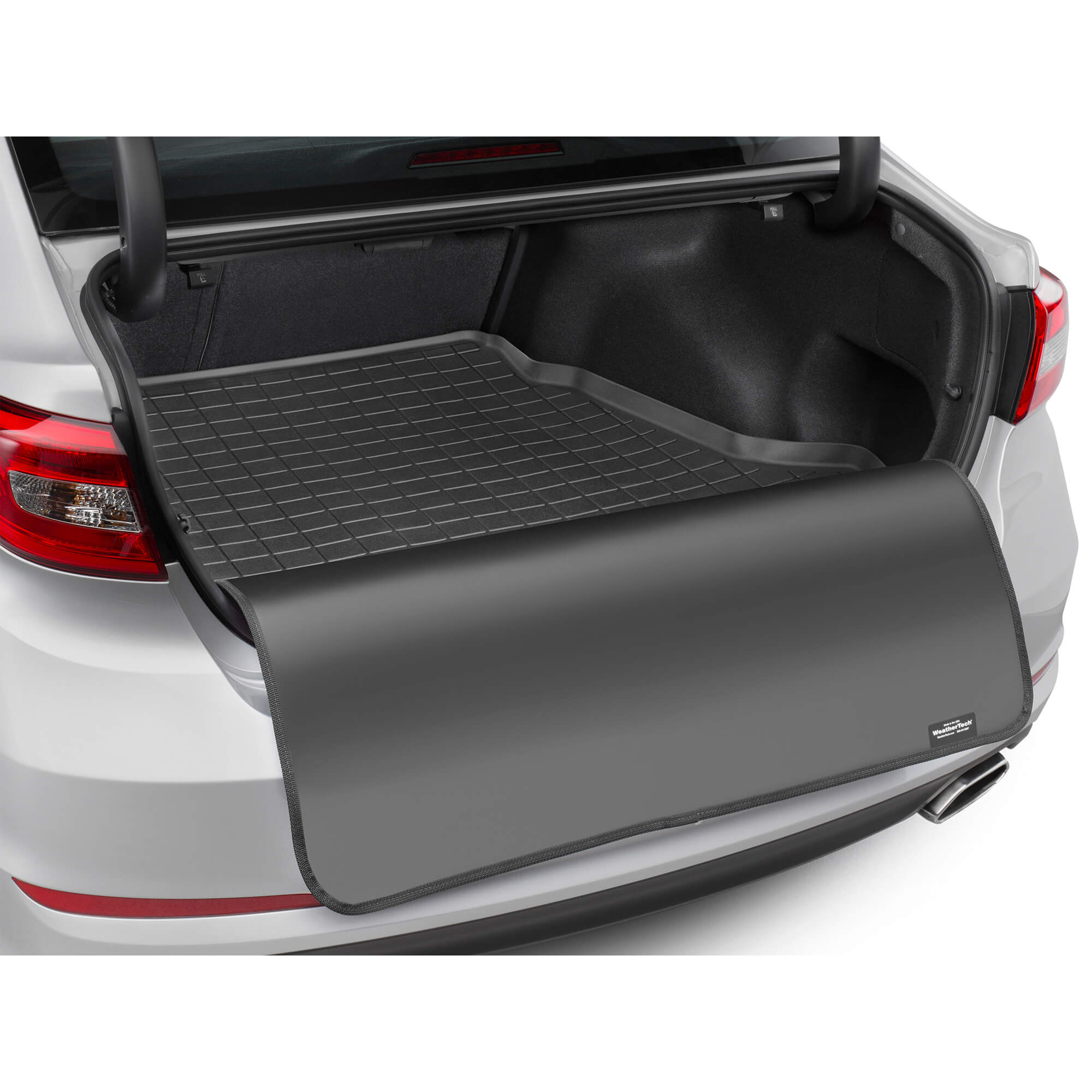 WeatherTech Cargo Liner w/ Bumper Protector (Black), 2022-2026 WRX
