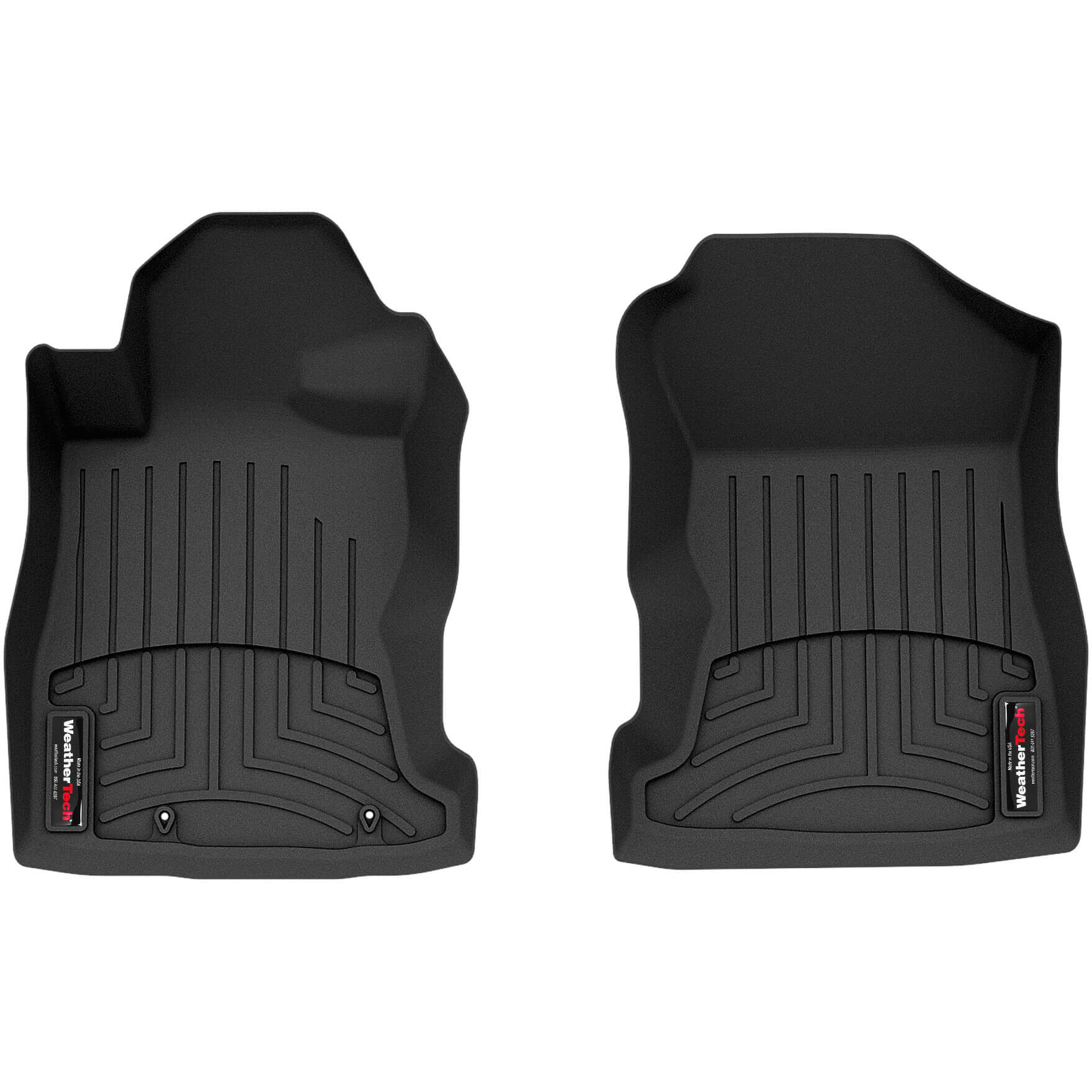 WeatherTech FloorLiners (Front, Black), 2022-2026 WRX