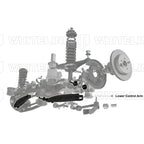 Whiteline Adjustable Rear Lower Control Arms (Pair), 2015+ WRX/STi & 2013-2026 BRZ/FR-S/86 - Angle 4