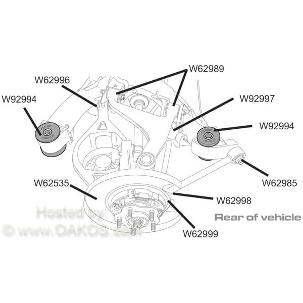 Whiteline Control Arm Bushings, Lower Outer, 2003-2020 350Z/370Z & 2023+ Z - Angle 2