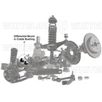 Whiteline Differential Mount In Cradle Bushings, 2015-2026 WRX & 2015-2021 STi - Angle 3