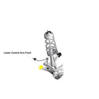 Whiteline Front Control Arm Bushings (Lower, Inner Front), 2002-2007 WRX & STi - Angle 2