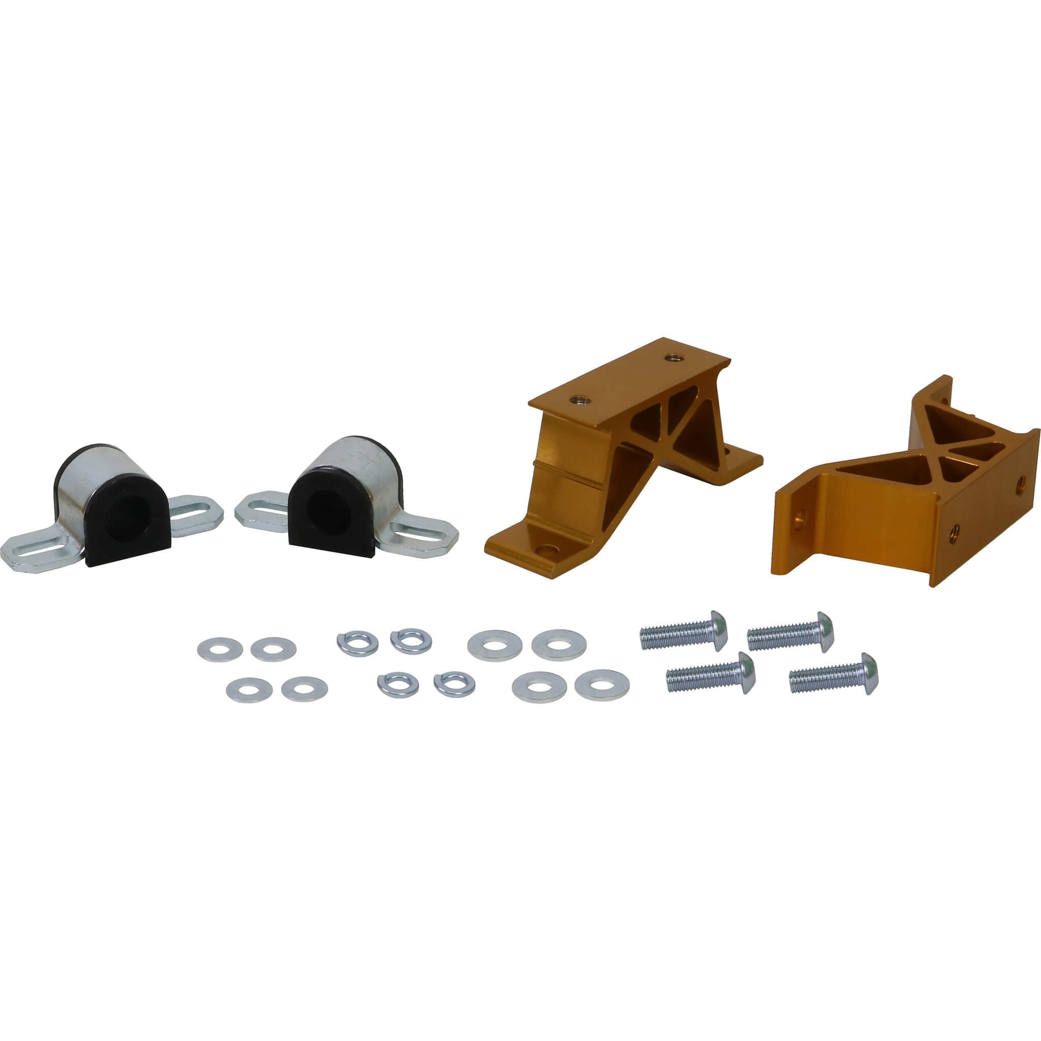 Whiteline Heavy Duty Aluminum Rear Sway Bar Mounts (20mm, Rear, Pair), 2002-2007 WRX & STi - Angle 4