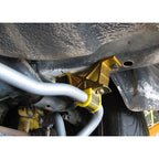 Whiteline Heavy Duty Aluminum Rear Sway Bar Mounts (24mm, Rear, Pair), 2002-2007 WRX & STi - Angle 2