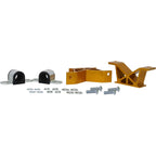 Whiteline Heavy Duty Aluminum Rear Sway Bar Mounts (24mm, Rear, Pair), 2002-2007 WRX & STi - Angle 4