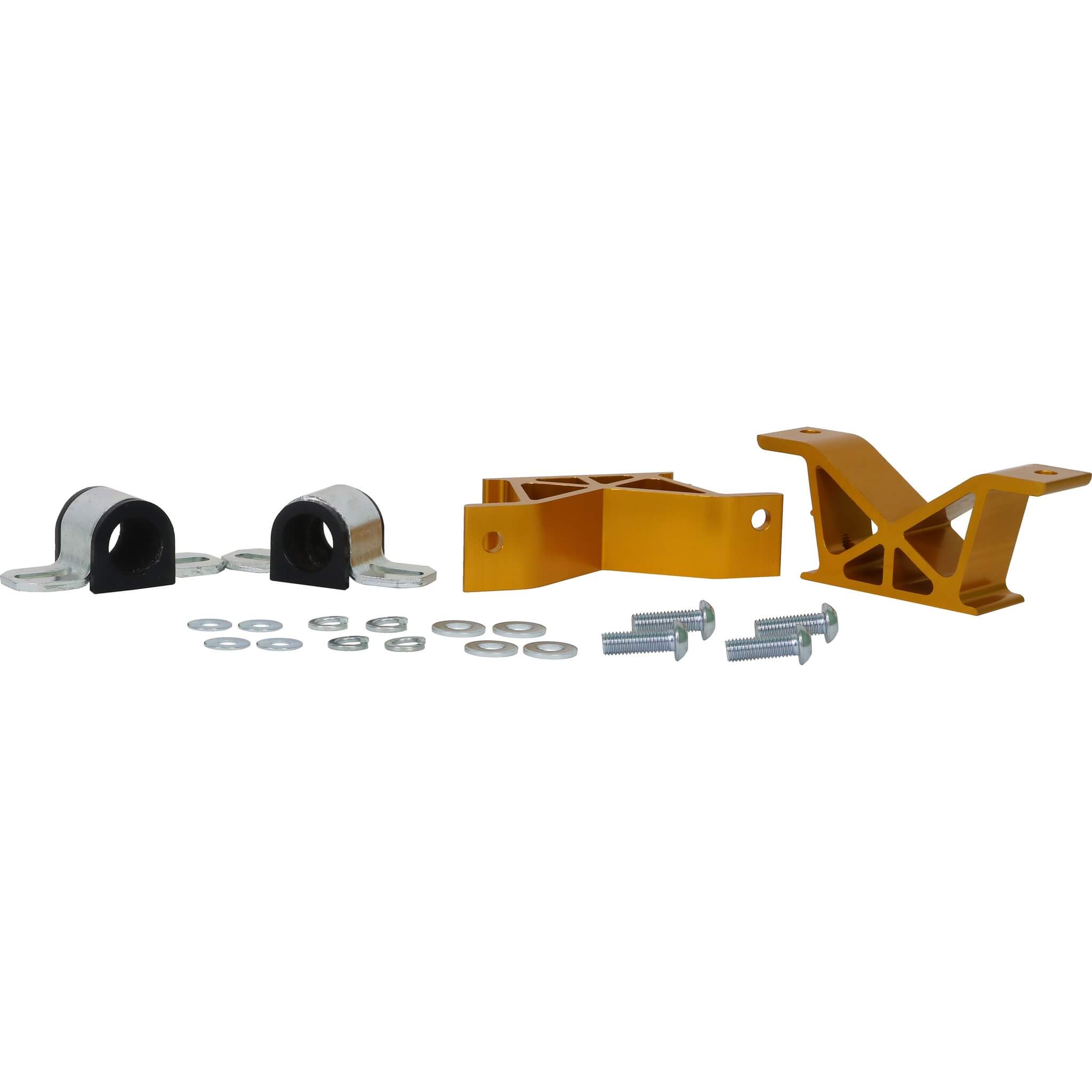 Whiteline Heavy Duty Aluminum Rear Sway Bar Mounts (24mm, Rear, Pair), 2002-2007 WRX & STi - Angle 4
