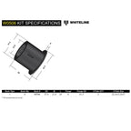 Whiteline Lower Front Control Arm Bushings Kit, 2008-2026 WRX - Angle 5