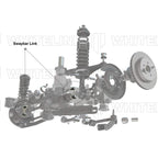 Whiteline Rear Sway Bar End Links, 2015-2026 WRX & 2015-2021 STi & 2013-2026 BRZ/FR-S/86 - Angle 4