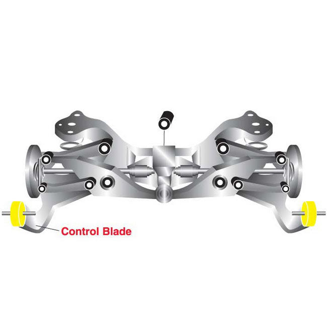Whiteline Rear Trailing Arm Bushings (Front of Arm), VAG MK4/MK5 - Angle 3