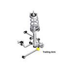 Whiteline Rear Trailing Arm Bushings (Rear Of Arm), 2002-2007 WRX & STi - Angle 3