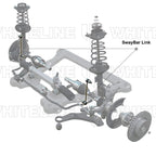 Whiteline Sway Bar End Links (Front, Adjustable), 2022-2026 WRX - Angle 4